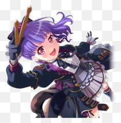 Ako Udagawa - Cool Cards list Girls Band Party Bandori png