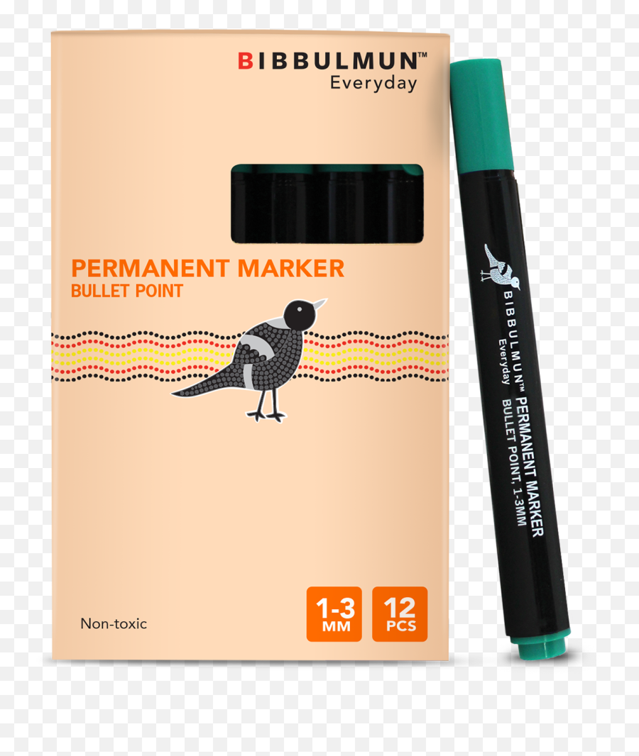 Bibbulmun - Permanent Marker Bullet Point 12pack Green Black Cat Png,Bullet Point Png