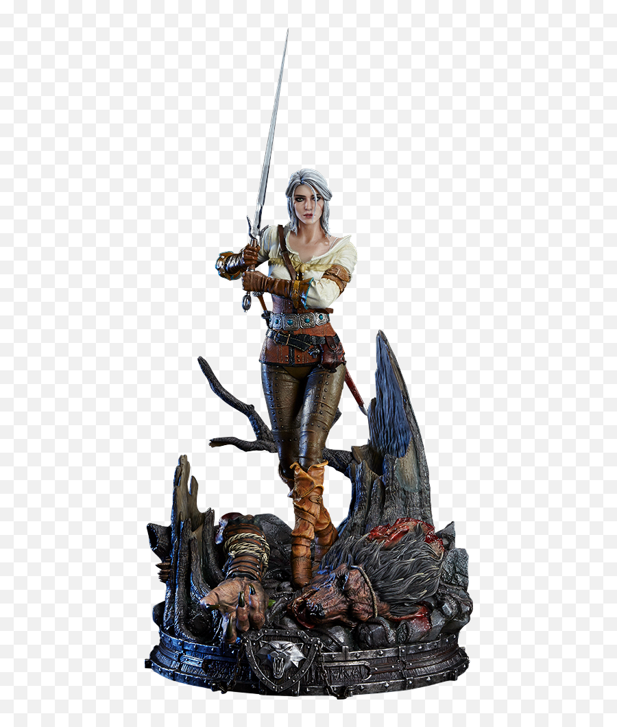 Download 12 The Witcher - The Witcher 3 Wild Hunt Full Ciri The Witcher Figure Png,Witcher Png