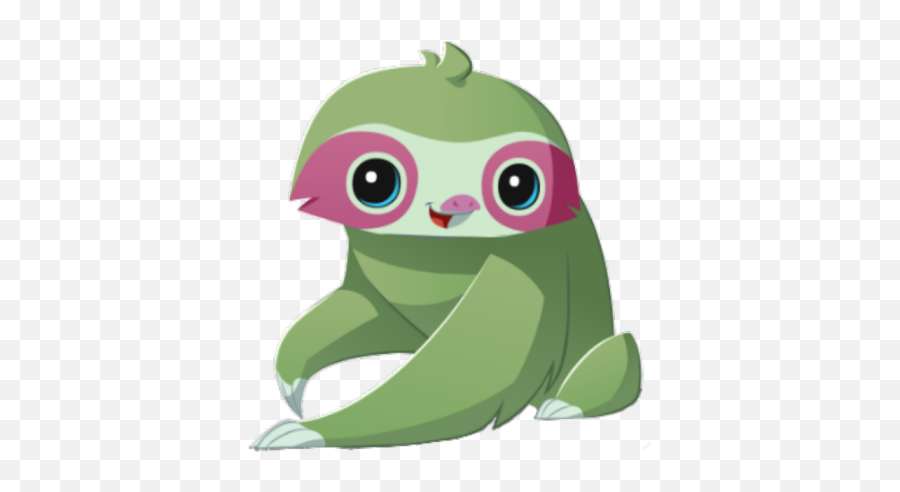 Animal Jam Sloth No Background And Shadow - Roblox Png,Sloth Transparent Background