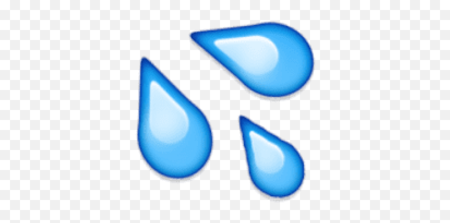 Free Png Ios Emoji Splashing Sweat Symbol Images - Wet Water Drops Emoji Png,Ios Emoji Png