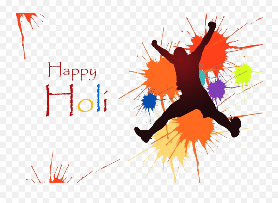 Happy Holi Text Png Transparent Images - Happy Holi Png Background,Png Text