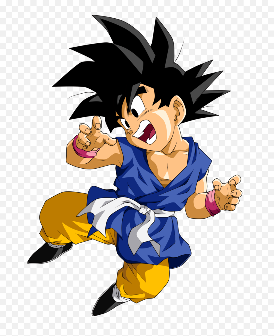 Kid Goku Vector Render/Extraction PNG by TattyDesigns on