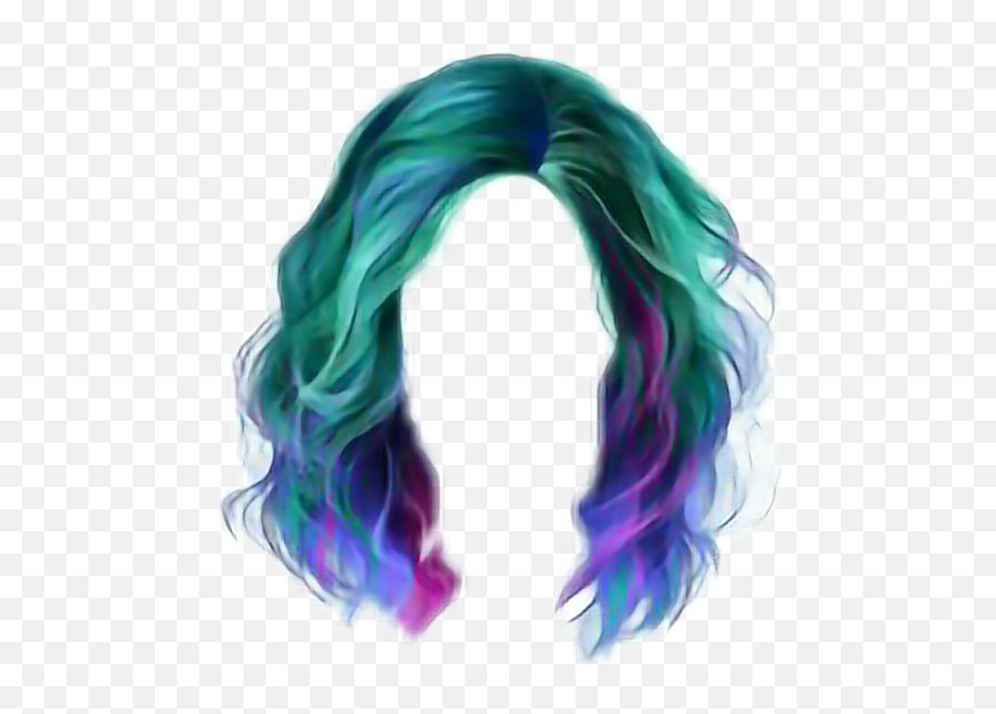 Hair Wig Png - Blue Hair Transparent Png,Hair Transparent Background