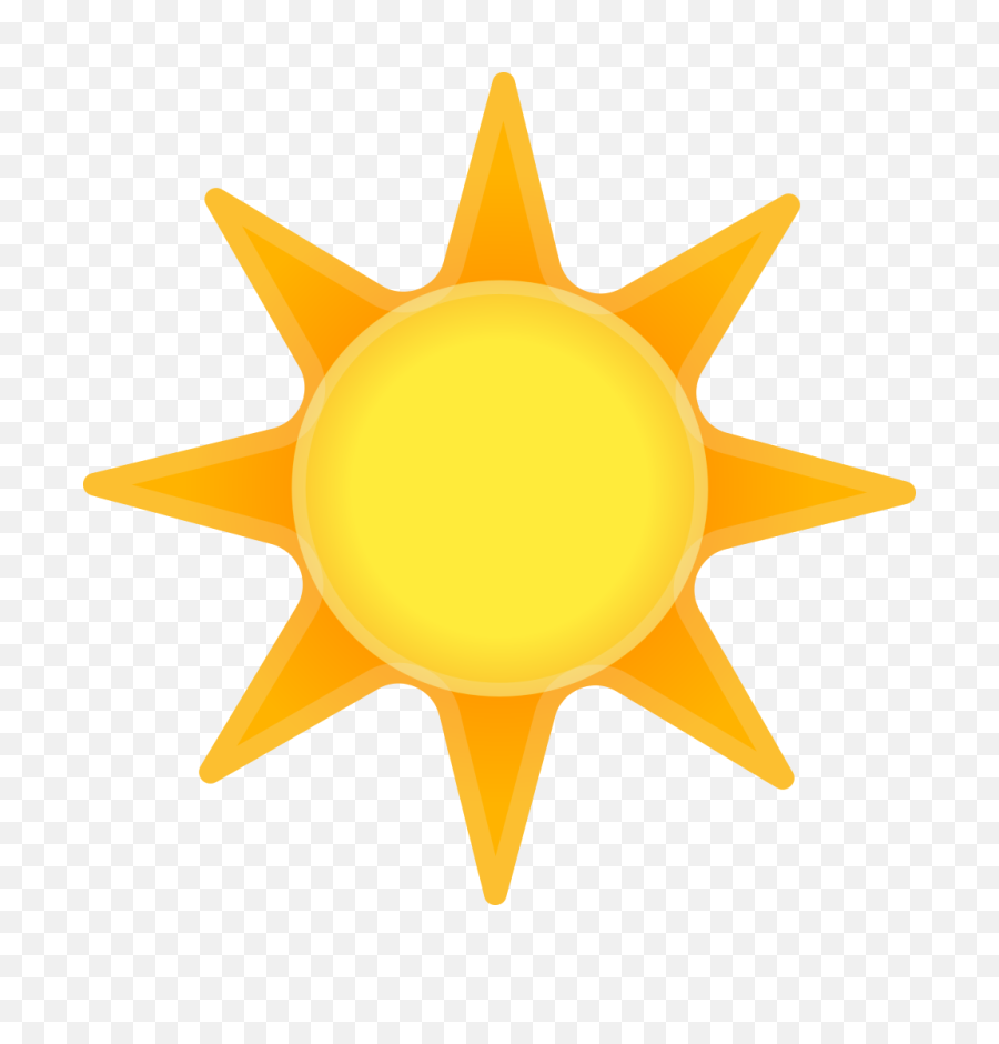 Sun Icon Noto Emoji Travel U0026 Places Iconset Google - Zon Emoji Png,Sun Png Icon