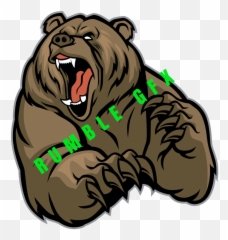 Grizzly Bear Vector Graphics Clip Art Illustration - Bear Cartoon Grizzly Bear Logo Png,Grizzly Bear Png