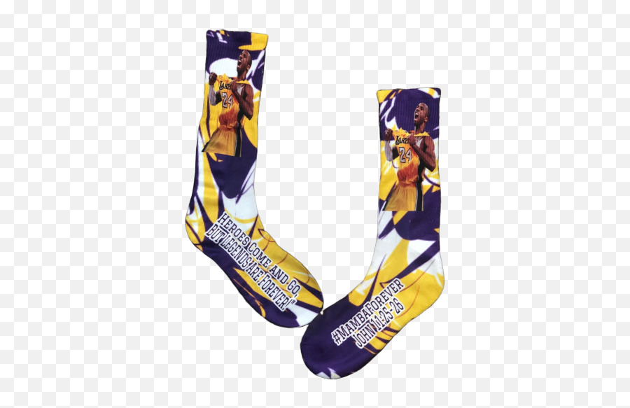 Kobe Bryant Mamba Forever - Sock Png,Kobe Bryant Transparent