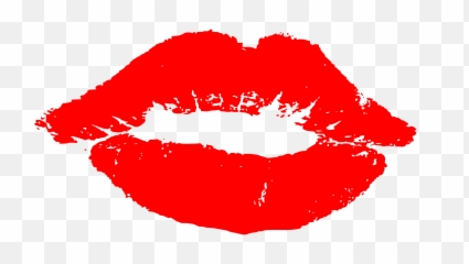 Download Hd Lips Png Transparent Image - Black And White Clipart