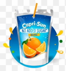 No Added Sugar Fruit Juice Drinks 200ml Pouch Capri - Capri Sun Sugar Free Png,Sugar Transparent Background