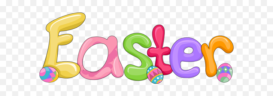 Easter Word Art Png - Text Easter Word Art,Easter Png