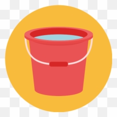 Bucket Png Icon - Use Bucket To Save Water,Bucket Png