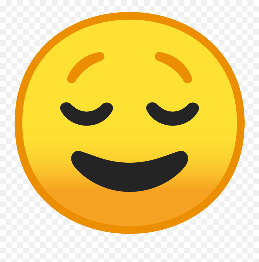 Noto Emoji Smileys Iconset - Calm Emoji Png,Emoji Faces Png