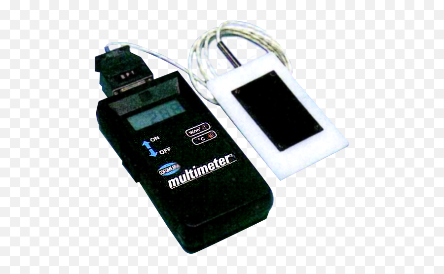 Multimeter Radiometer And Black Panel Standard Thermometer - Black Panel Temperature Sensor Png,Black Flash Logo