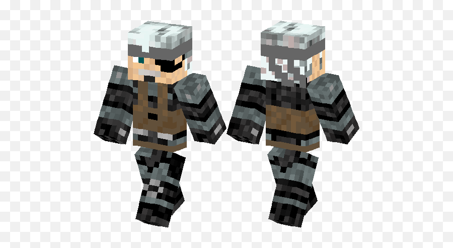 Old Snake Mgs4 Minecraft Skin Hub - Solid Snake Skin Minecraft Png,Solid Snake Transparent