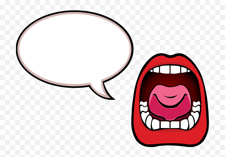 Download Talking Mouth Clipart - Screaming Mouth Cartoon Transparent Talking Mouth Png,Mouth Clipart Png