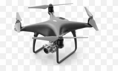 Dji Phantom 4 Pro Drone Transparent Png - Phantom 4 Pro Obsidian,Drone Transparent Background