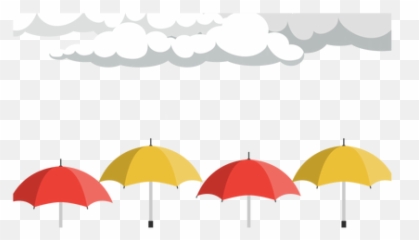 Rain Cloud And Umbrella Vector - Transparent Png U0026 Svg Cloud Rain Umbrella Png,Rain Cloud Png