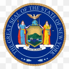 New York State Seal Png Svg Vector - Seal New York State Flag,New York State Png