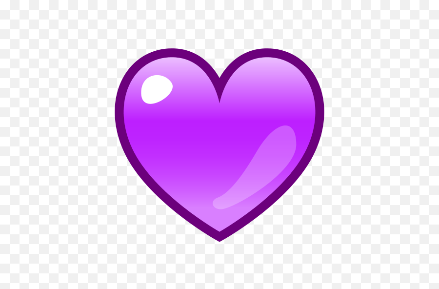 Download Free Png Purple - Transparent Background Purple Heart Png,Emoji Hearts Transparent