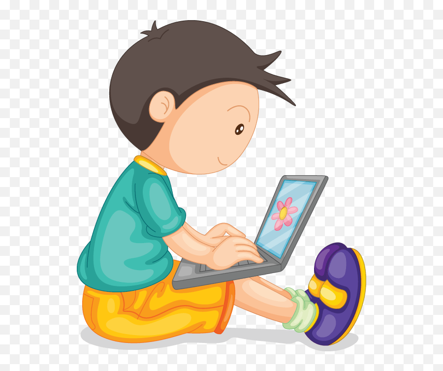 Laptop Clipart Png - Boy And Laptop Boy With Laptop Boy On Laptop Clipart,Laptop Clipart Png
