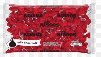 Download Hersheyu0027s Kisses Milk Chocolates Red Foils - Red Kisses Png,Kisses Png