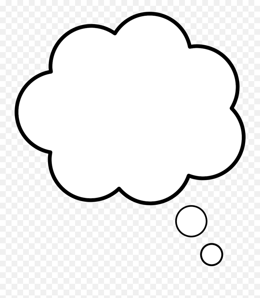 Download Transparent White Thought Bubble Hd Png - White Thought Bubble Transparent,Speaking Bubble Png