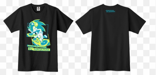 New Sonic The Hedgehog Dj Popcultcha Themed Merchandise - Bape Halloween Shirt png