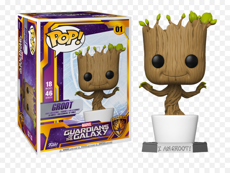 Funko Pop Guardians Of The Galaxy - Dancing Groot 18u201d 01 Funko Pop Dancing Groot 18 Inch Png,Guardians Of The Galaxy Transparent