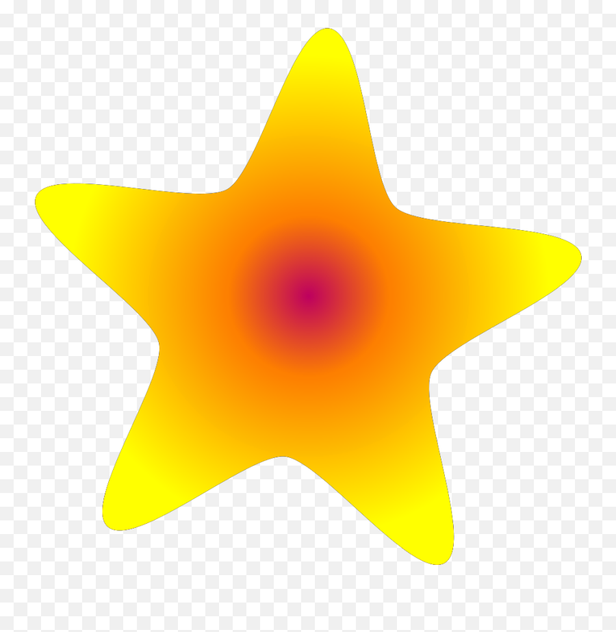 Yellow Star Svg Vector Clip Art - Svg Clipart Illustration Png,Yellow Star Transparent