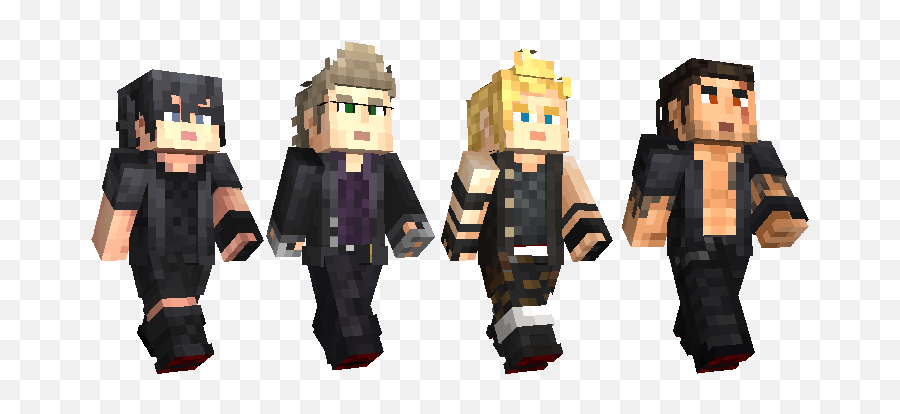 Final Fantasy Xv Skin Pack Out Now - Skins Minecraft Final Fantasy Xv Png,Noctis Png