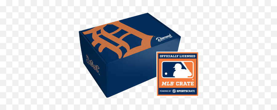 Detroit Tigers Diamond Crate From - Atlanta Braves Sports Crate Png,Detroit Tigers Logo Png