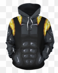 Gogeta Dragon Ball Z Super Unisex Hoodie - Black Pug Hoodie Png,Gogeta Png