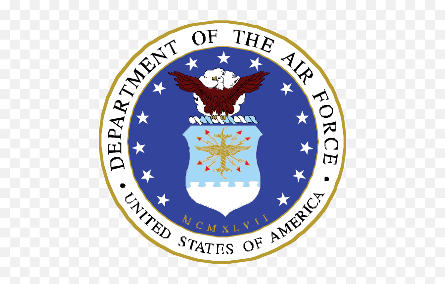 Download Air Force Logo Transparent - Department Of The Air Us Air Force Png,Air Force Logo Images