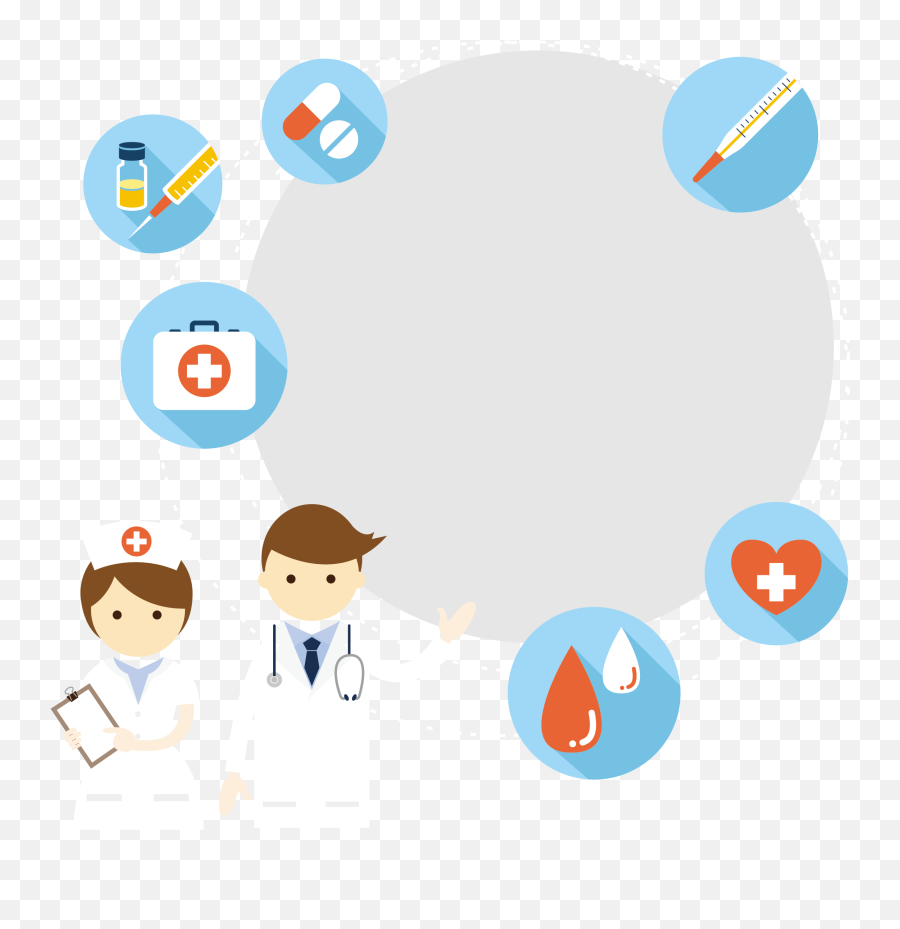 Nursing Euclidean Vector - Doctors And Nurses Png Download Vector Nurse Png Free,Nurse Png