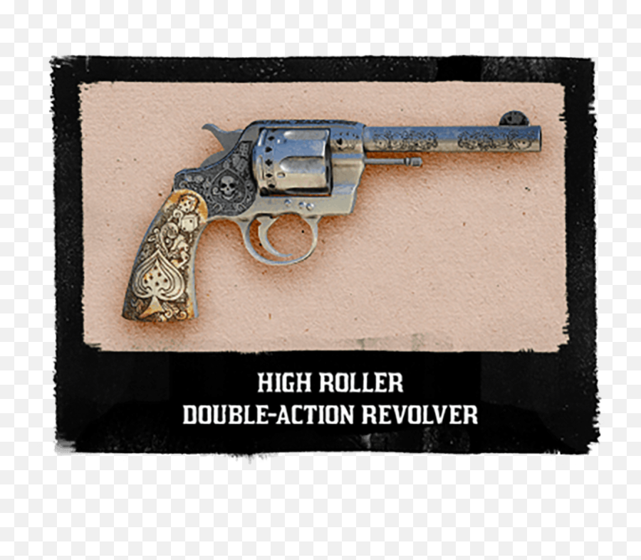 Red Dead Redemption 2 Weapons - High Roller Revolver Red Dead Online Png,Red Dead Online Logo