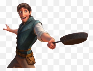 Flynn Rider Png Background Image - With Frying Pan