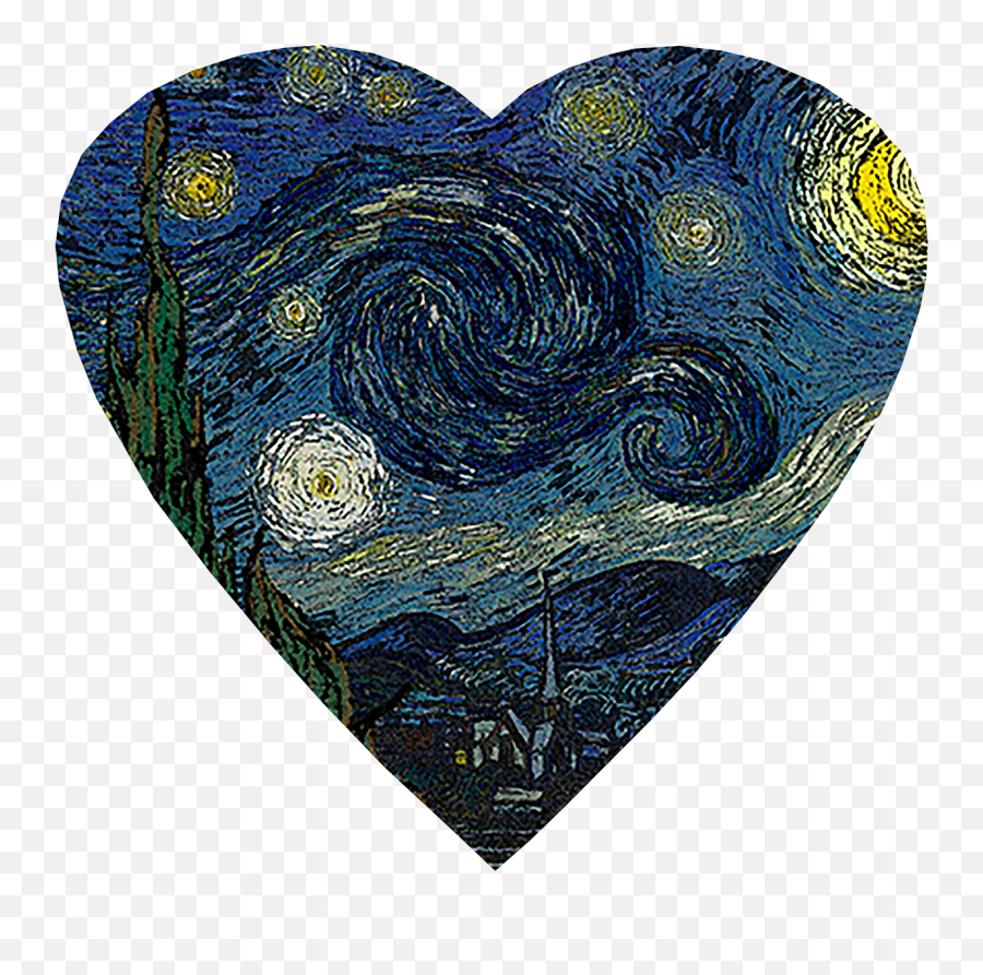 The Starry Night Heart - The Starry Night Png,Starry Night Png