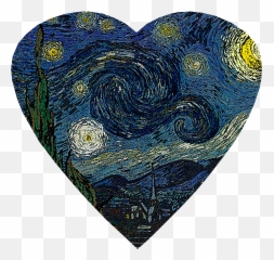 The Starry Night Heart - The Starry Night Png,Starry Night Png