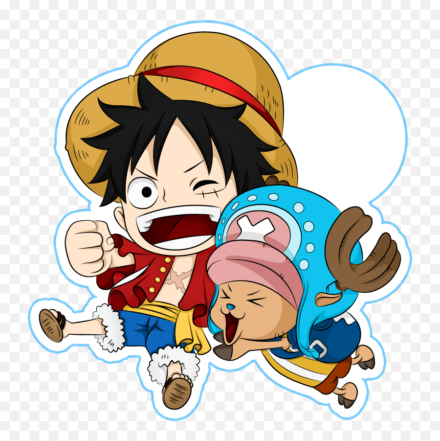 Download Hd Luffy And Chopper One Piece Transparent Png - Cute Luffy One Piece,One Piece Transparent