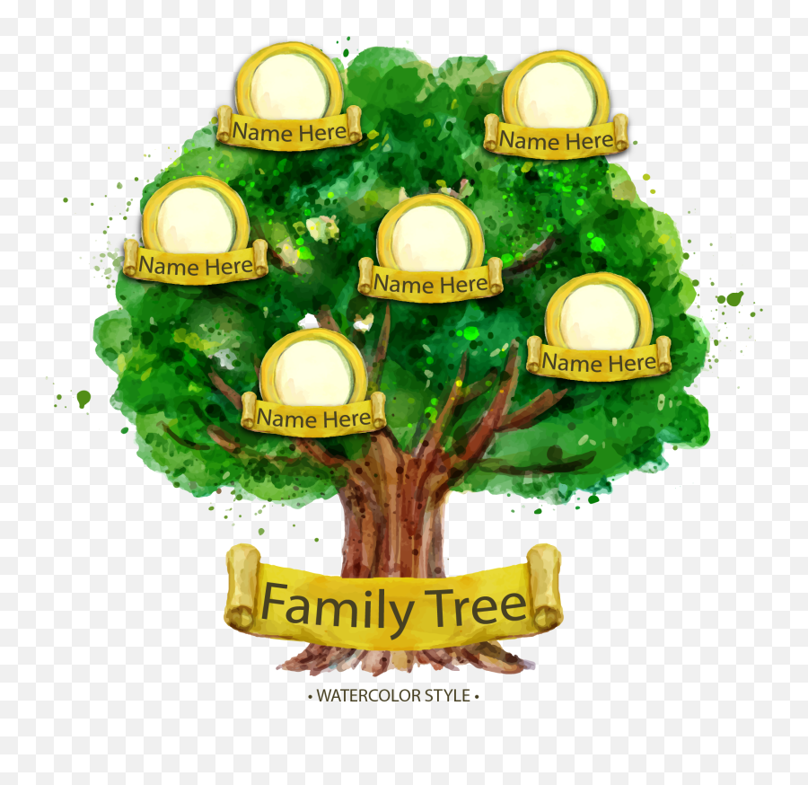 Download Family Tree Genealogy - Family Tree In Clipart Png,Family Tree Png
