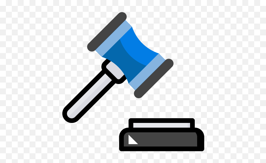 Auction Gavel Judge Law Verdict Icon - Clip Art Png,Gavel Png