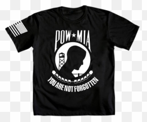 Shirt - Pow Mia Flag png