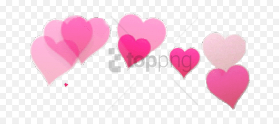 Snapchat Filter Hearts Transparent Png - Stickpng Snapchat Heart Filter Png,Heart Emojis Transparent