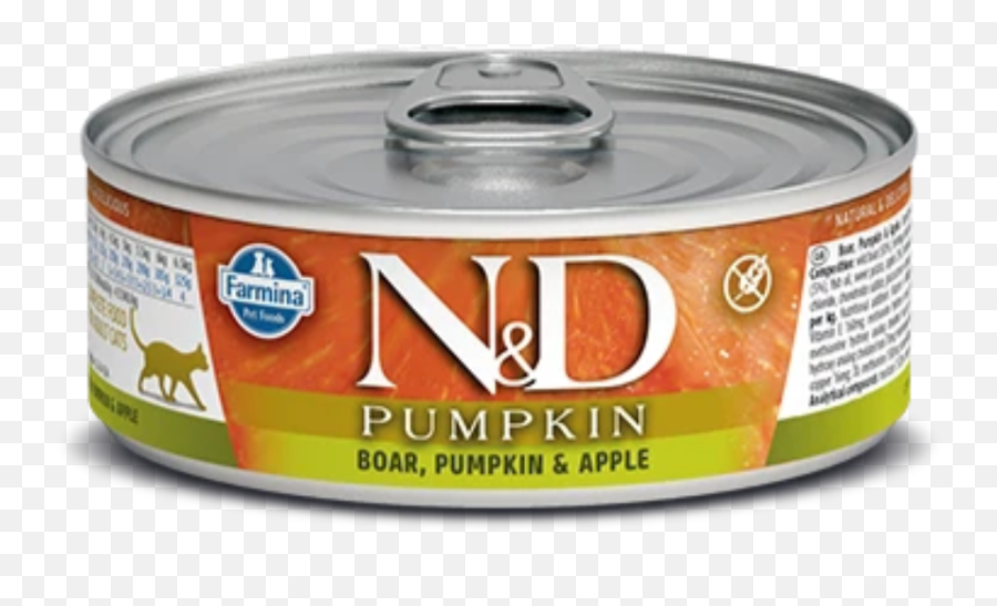 Nu0026d Pumpkin Cat Canned Food Boar Apple 28oz - Farmina Pumpkin Food Png,Cat Paws Png