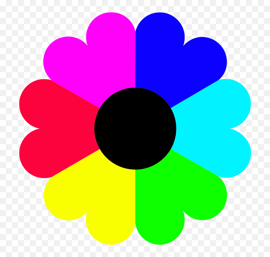 Library Of Free Image Royalty Colors Png Files - Colorful Flower Clipart,Colors Png