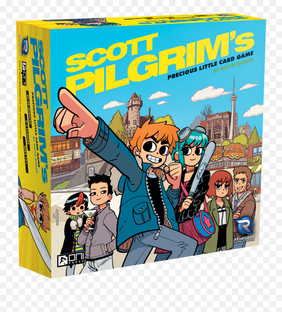 Scott Pilgrim Games Renegade Game - Scott Pilgrim Board Game Png,Scott Pilgrim Png