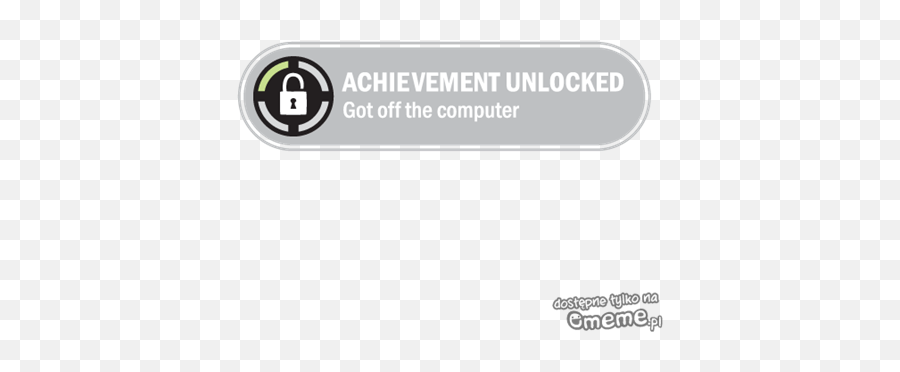Achievement Unlocked - Horizontal Png,Achievement Unlocked Png