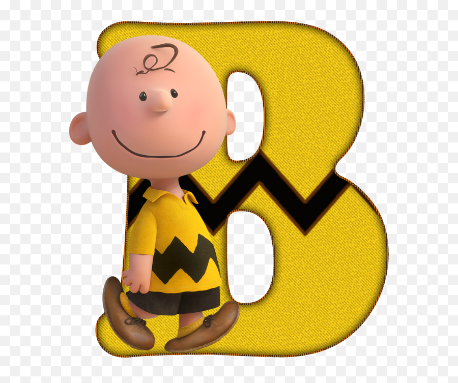 B Snoopy Family - Charlie Brown Letters Font Letra A Con Snoopy Png,Charlie Brown Png