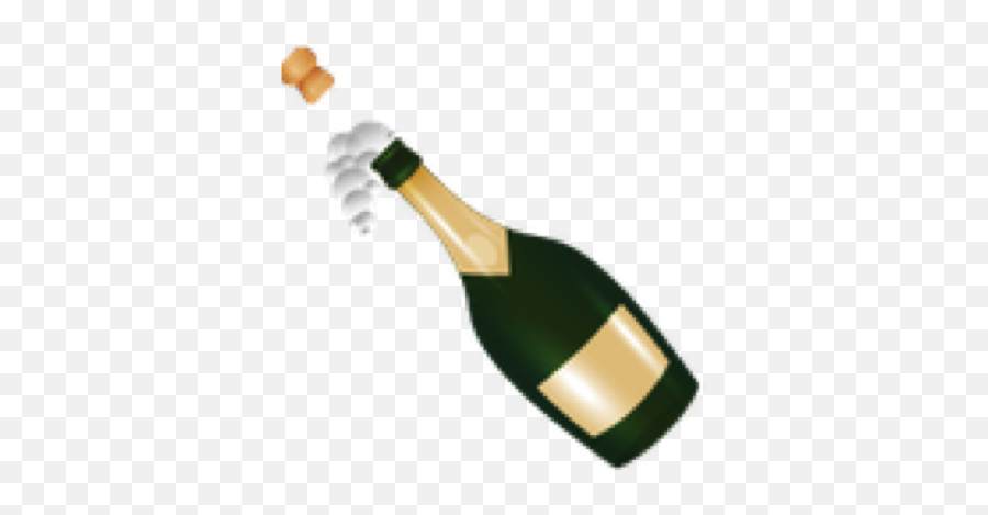 Champagne Iphone Emoji - Bottle With Popping Cork Emoji Png,Champagne Emoji Png
