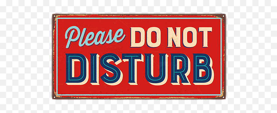 Please Do Not Disturb Vintage Sign - Do Not Disturb Sign Png,Do Not Sign Png